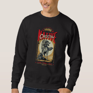 Choctaw Native American Indian Born Wolf Spirit Re Sweatshirt