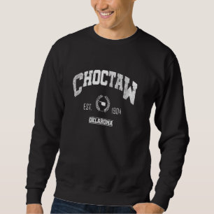 Choctaw OK Oklahoma Vintage Throwback Sweatshirt