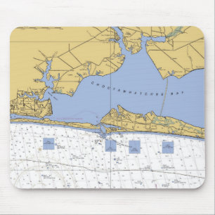 Choctawhatchee Bay, FL Nautical Chart Mouse Mat