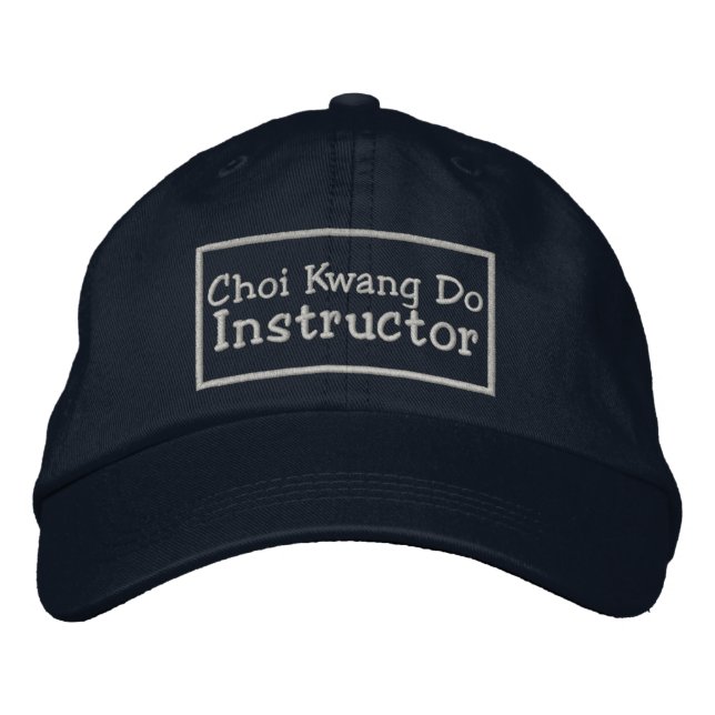 Choi Kwang Do Instructor Embroidered Hat (Front)