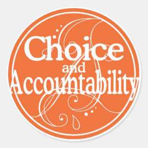 Choice and Accountability Sticker