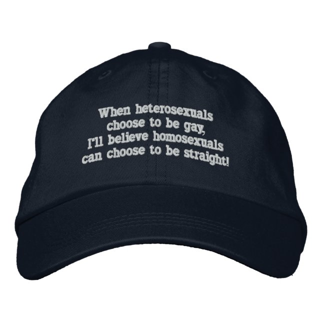 Choice Embroidered Hat (Front)