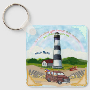 Choice Rainbow Lighthouse Key Ring
