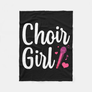 Choir Art For Girls Women Choir Singing Chorus Sho Fleece Blanket