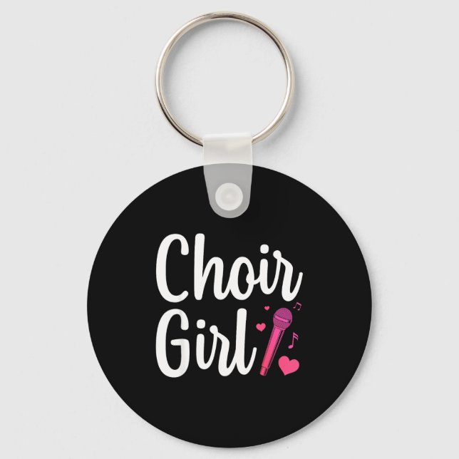Choir Art For Girls Women Choir Singing Chorus Sho Key Ring (Front)