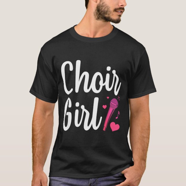 Choir Art For Girls Women Choir Singing Chorus Sho T-Shirt (Front)