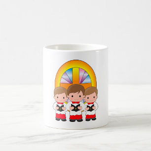 Choir Boys Singing in Church Christian Worship Coffee Mug