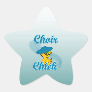 Choir Chick #3 Star Sticker