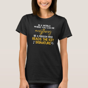Choir Director Soprano Alto Tenor Bass Singing T-Shirt