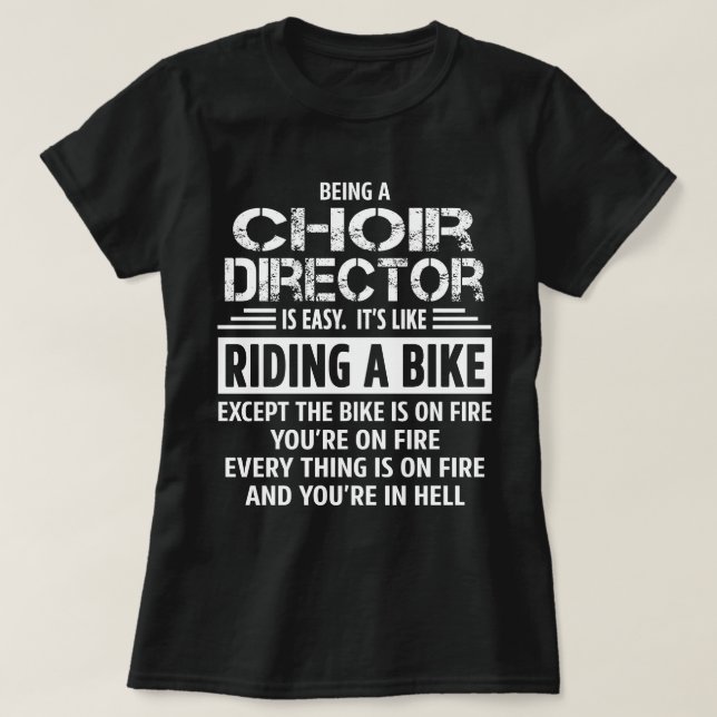 Choir Director T-Shirt (Design Front)
