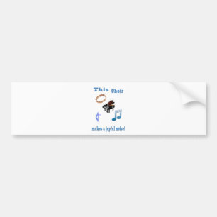 Choir Joyful Noise Bumper Sticker