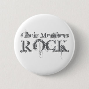 Choir Members Rock 6 Cm Round Badge