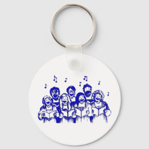 Choir members/singers key ring