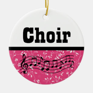 Choir Music Ceramic Tree Decoration