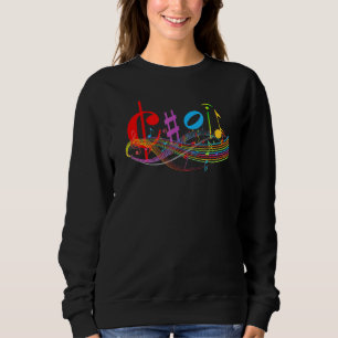 Choir Music Symbols Favourite Class Back To School Sweatshirt