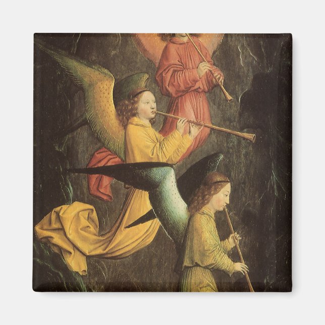 Choir of Angels by Simon Marmion, Renaissance Art Magnet (Front)