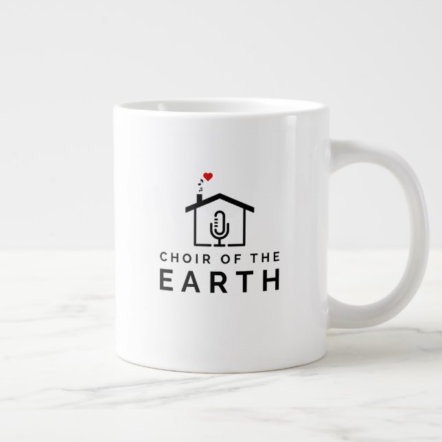 Choir of the Earth Logo Jumbo Pint Large Coffee Mug (Right)