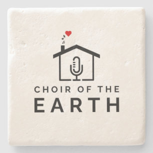 Choir of the Earth Logo -  Stone Coaster