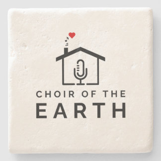 Choir of the Earth Logo - Stone Coaster