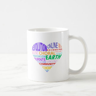 Choir of the Earth Word Cloud Coffee Mug