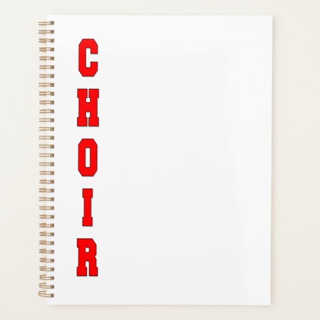 Choir Planner (Front)