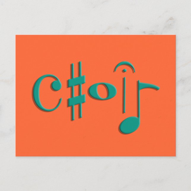 choir postcard (Front)