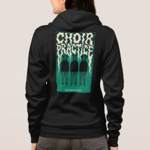 Choir Practice Dog Hoodie Wednesday Women - Goth