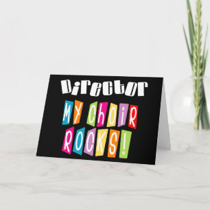Choir Rocks Director Card
