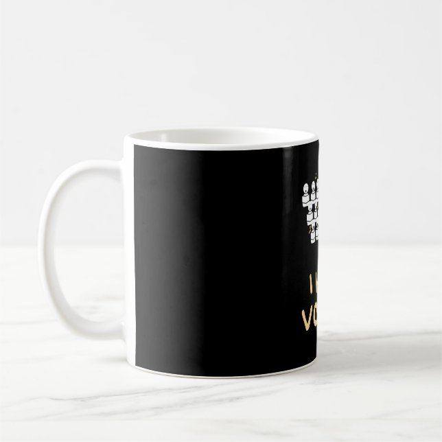 Choir Teacher I Hear Voices Funny Chorister Coffee Mug (Left)
