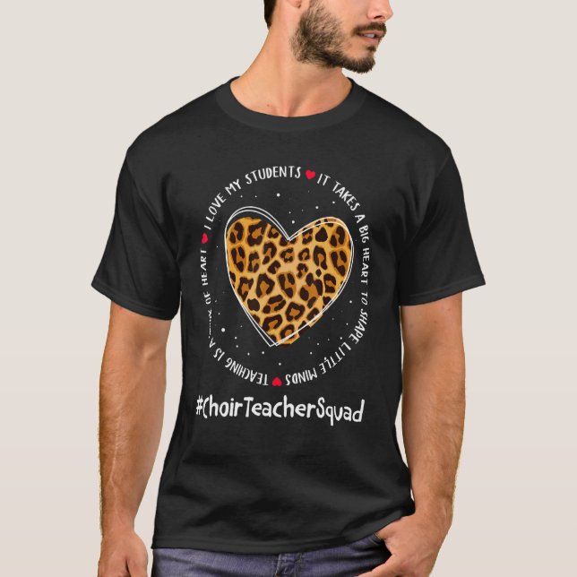 Choir Teacher Squad Admin Appreciation Week Back T T-Shirt (Front)