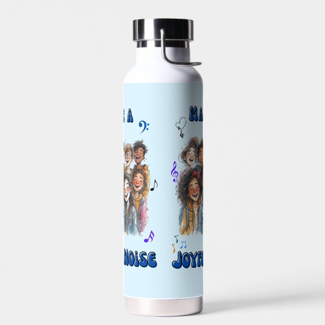 Choirs Joyful Noise Water Bottle (Left)