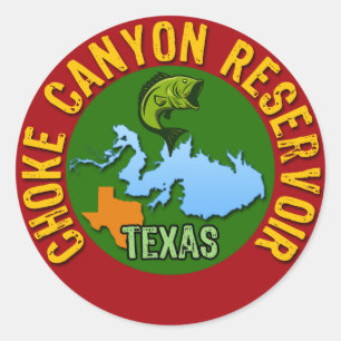 Choke Canyon Reservoir, Texas Classic Round Sticker