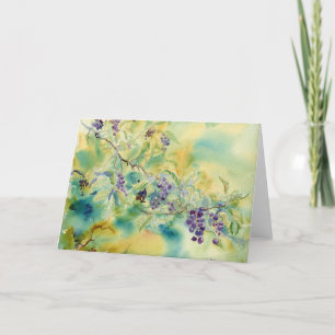 Chokecherries Blank Notecard