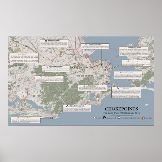 Chokepoints: The Early Days of Brazilian Jiu-Jitsu Poster (Front)