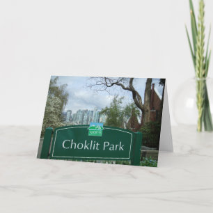 Choklit Park, Vancouver, BC  Note Card