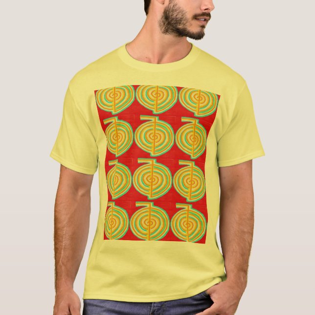 CHOKURAY : CHO KU RAY Reiki Healing Symbol T-Shirt (Front)