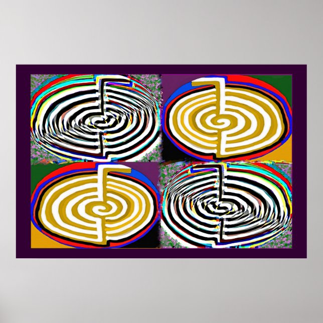 Chokuray Chokuray  - Reiki Healing Symbol Poster (Front)