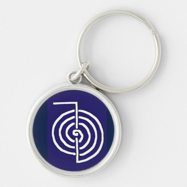 CHOKUREI  Reiki Basic Healing Symbol TEMPLATE gift Key Ring (Front)