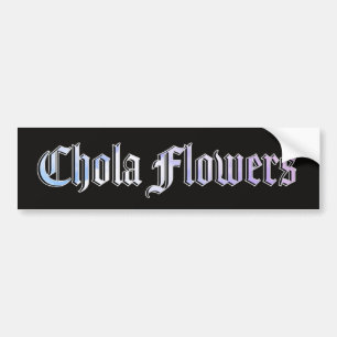Chola Flowers Bumper Sticker