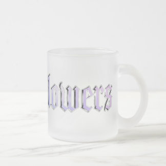 Chola Flowers | Frosted Glass Mug