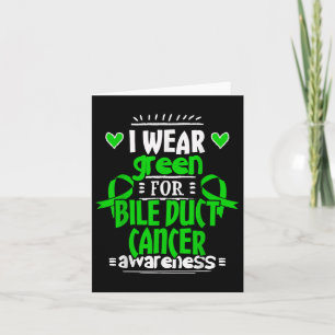 Cholangiocarcinoma Awareness Bile Duct Cancer T Sh Card