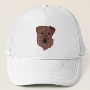 Cholcolate Brown Labrador Retriever Trucker Hat