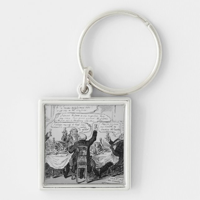 Cholera Consultation at Central Board of Key Ring (Front)