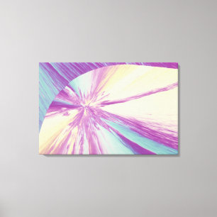 Cholesterol crystal canvas print