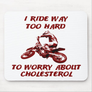 Cholesterol - Dirt Bike Motocross Mousepad