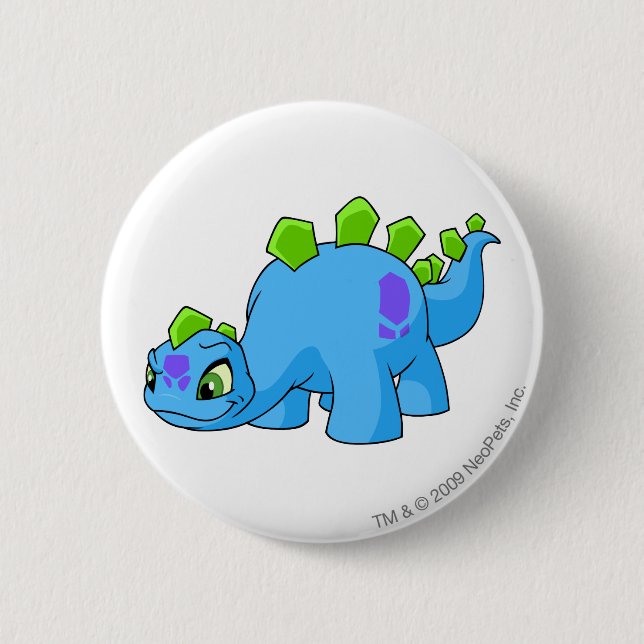 Chomby Blue 6 Cm Round Badge (Front)
