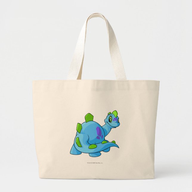 Chomby Blue Large Tote Bag (Front)