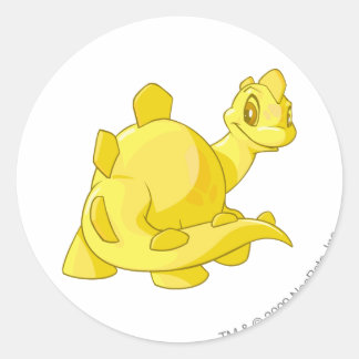 Chomby Gold Classic Round Sticker