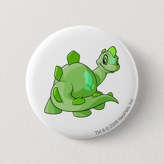 Chomby Green 6 Cm Round Badge (Front)