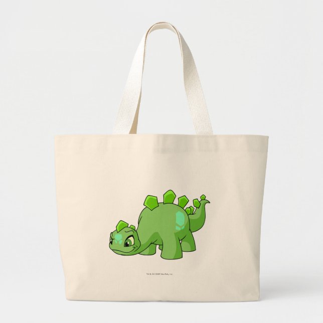 Chomby Green Large Tote Bag (Front)